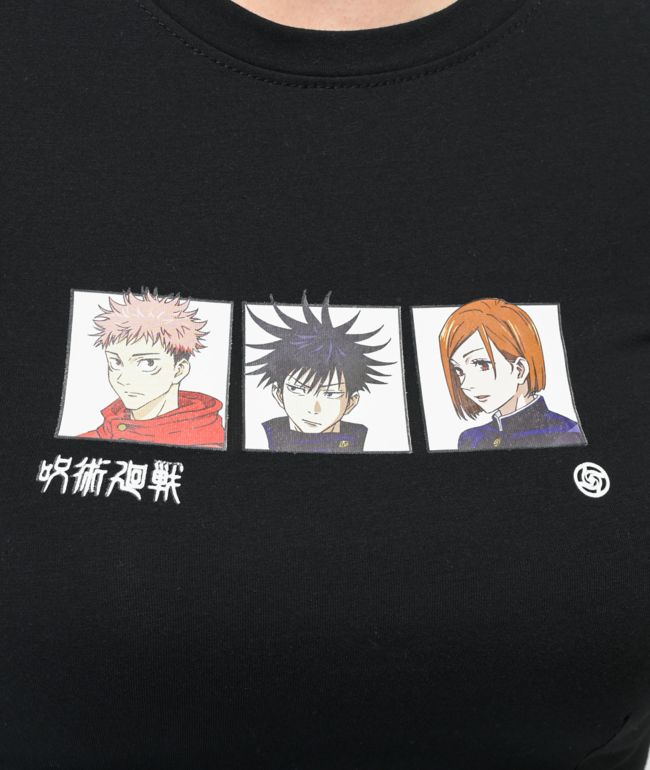 Episode x Jujutsu Kaisen Trio Black Tiny Top - thumbnail 3