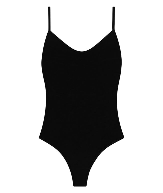 Ethika Basic Black Bodysuit