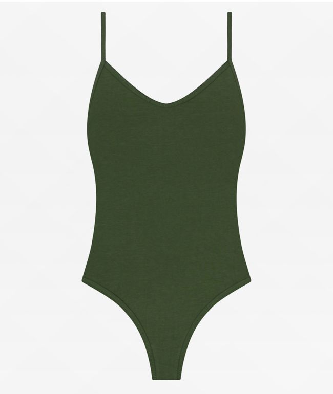 Ethika Basic Green Bodysuit