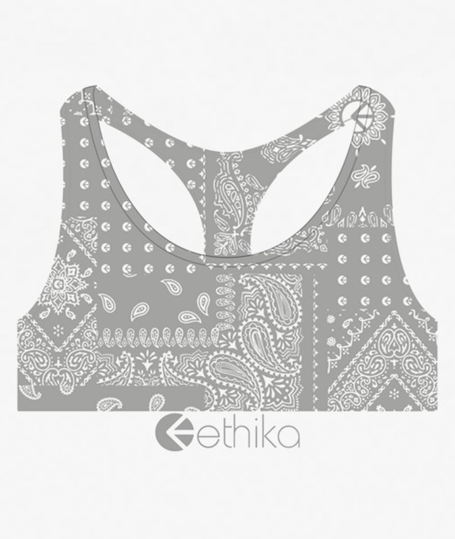 Ethika Ice Paisley Sports Bra
