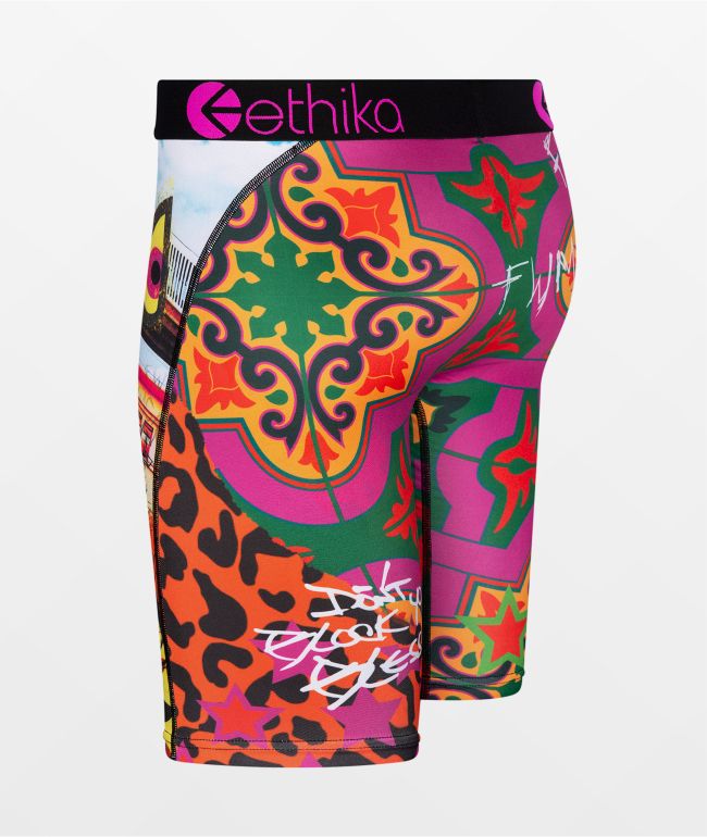 Ethika Kids' Bomber Bronx Purple Boxer Briefs - thumbnail 3