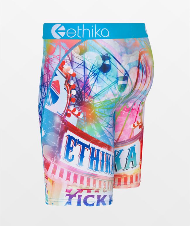 Ethika Kids' Spring Fair Blue Boxer Briefs - thumbnail 3
