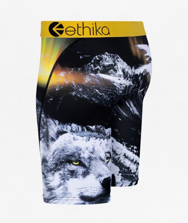 Ethika Kids Awwoo Yellow Boxer Briefs - thumbnail 3
