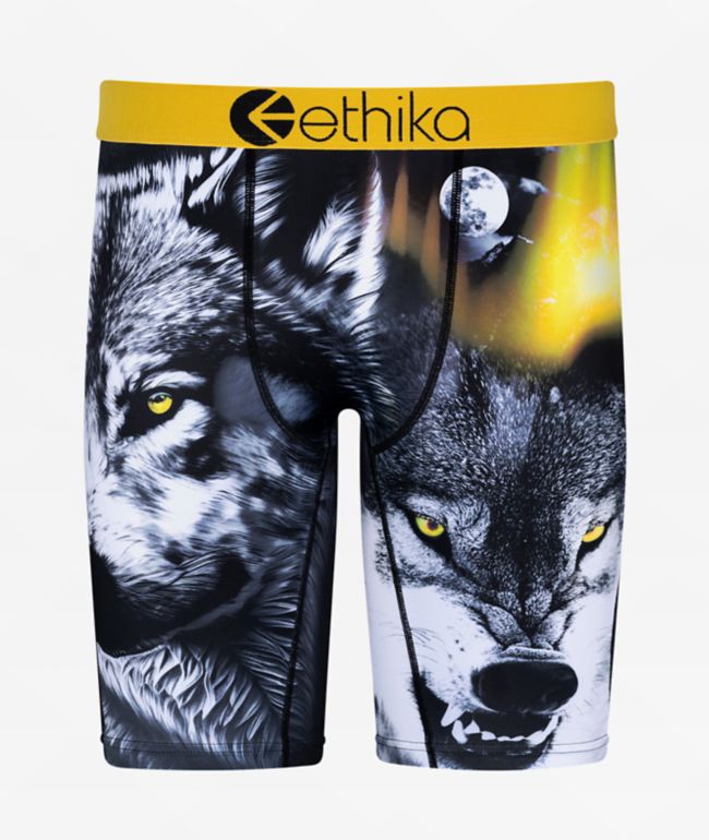 Ethika Kids Awwoo Yellow Boxer Briefs