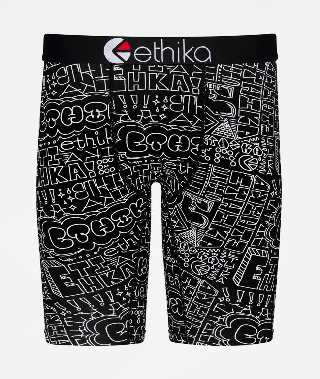 Ethika Kids Black Book Boxer Briefs