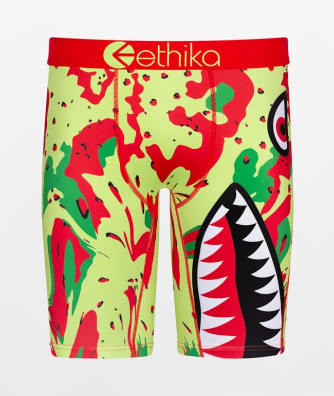 Ethika Kids Bomber Camo Drip Boxer Briefs