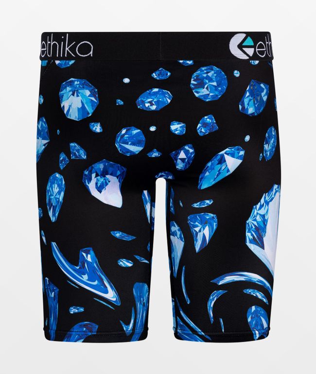 Ethika Kids Bomber Diamond Drip Black Boxer Briefs - thumbnail 2