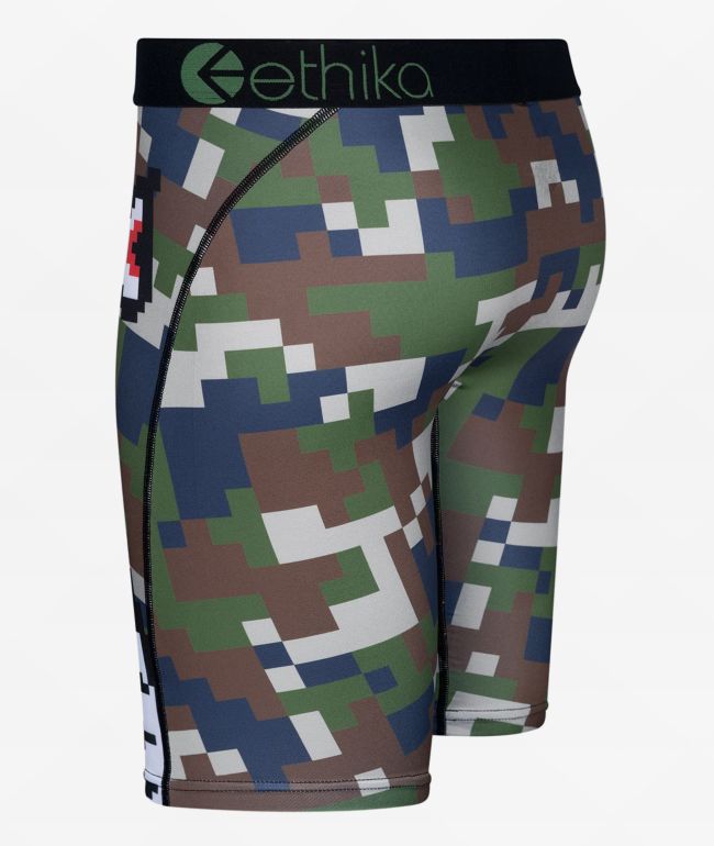 Ethika Kids Bomber Digi Camo Boxer Briefs - thumbnail 3