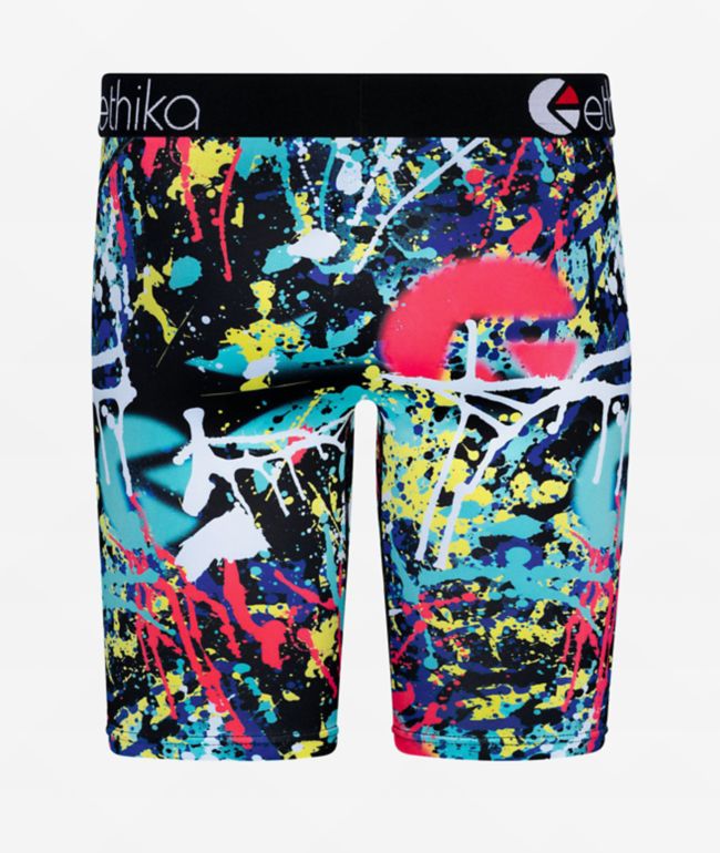 Ethika Kids Bomber Drip Black Boxer Briefs - thumbnail 2