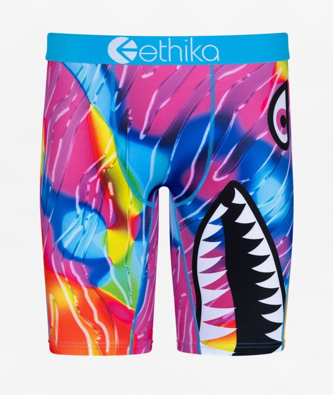Ethika Kids Bomber Glass Tiger Multi-Color Boxer Briefs
