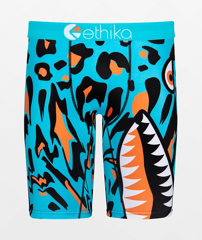Ethika Kids Bomber Leopard Drip Boxer Briefs