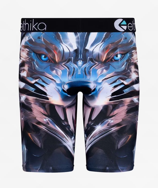 Ethika Kids Chrome Wolf Boxer Briefs - thumbnail 2