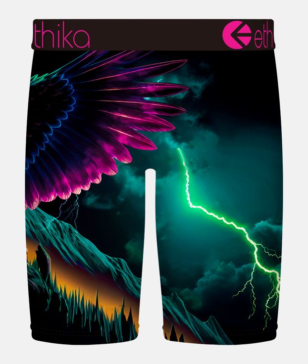 Ethika Kids Cry Of The Bolt Boxer Briefs - thumbnail 2