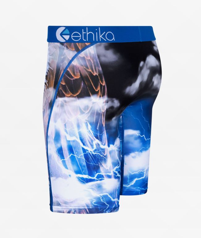 Ethika Kids Eagle Shock Blue Boxer Briefs - thumbnail 3