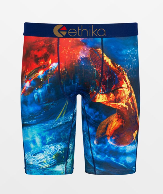 Ethika Kids Invasion Dino Boxer Briefs
