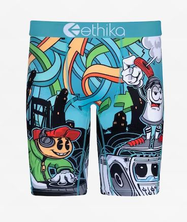 Ethika Kids Mixtape Boxer Briefs