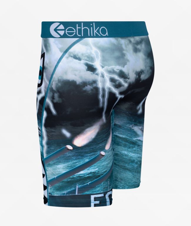 Ethika Kids Naval Blue Boxer Briefs - thumbnail 3