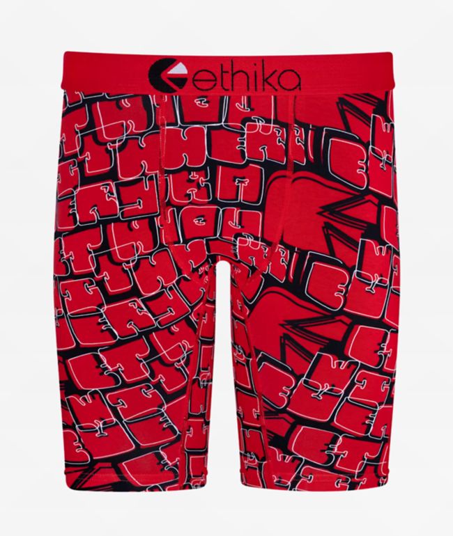 Ethika Kids Offset Scribble Boxer Briefs