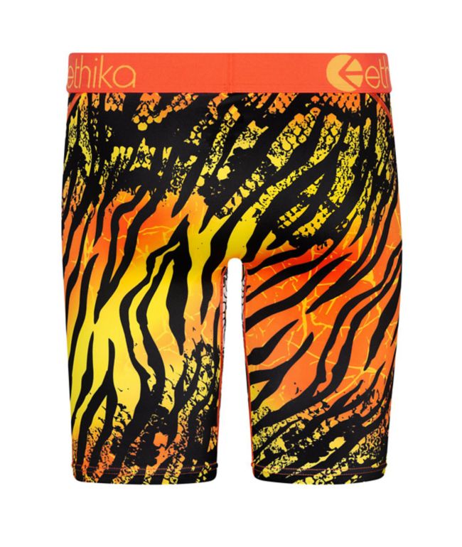 Ethika Kids Showdown Orange Boxer Briefs - thumbnail 2