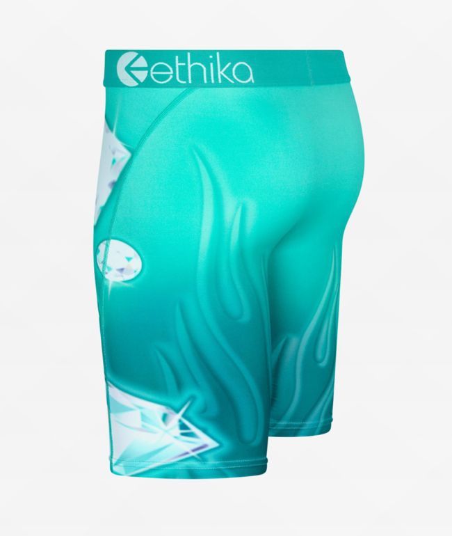 Ethika Kids Soft Touch Turquoise Boxer Briefs - thumbnail 3