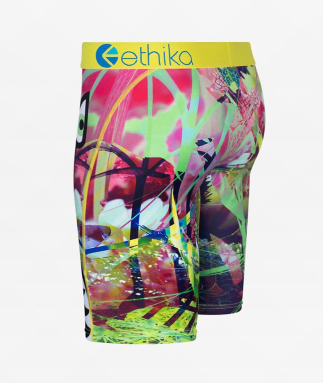 Ethika Kids Trapp Yellow Boxer Briefs - thumbnail 3