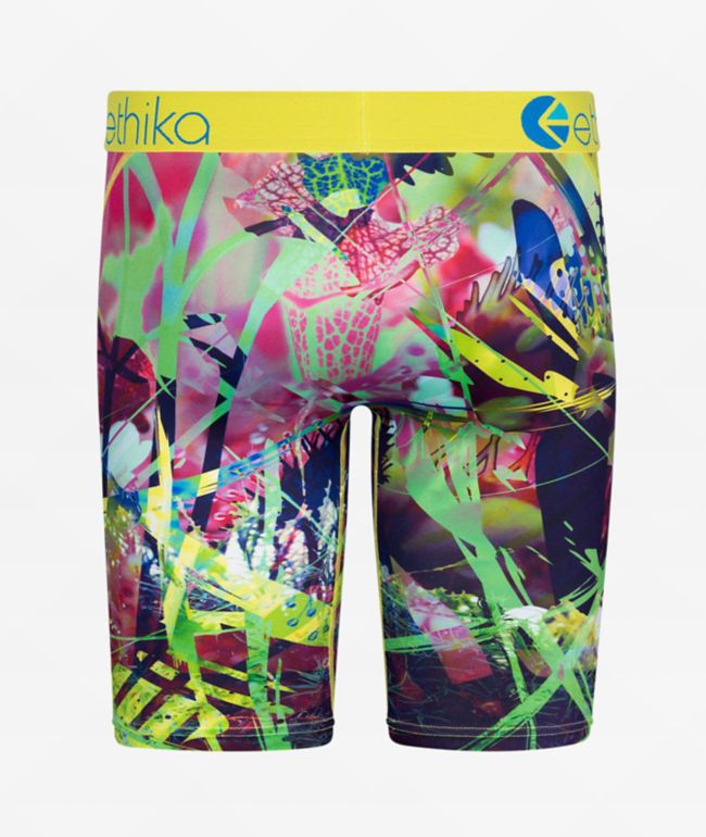 Ethika Kids Trapp Yellow Boxer Briefs - thumbnail 2