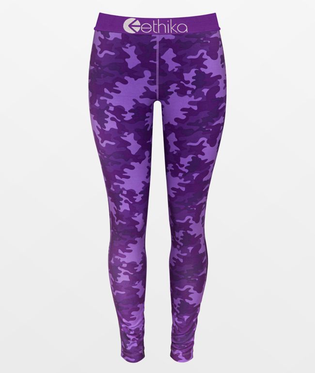 Ethika Punch Camo Purple Leggings