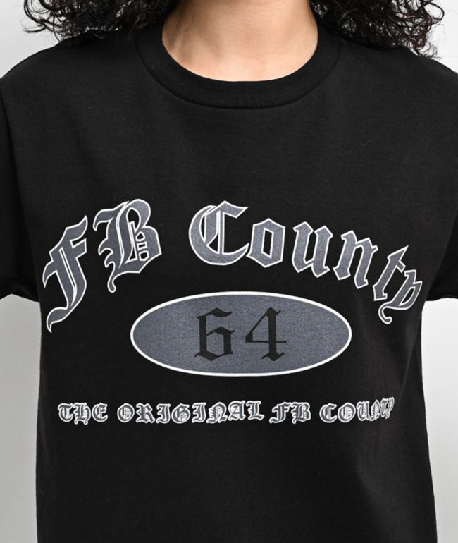 FB County 64 Logo Black T-Shirt - thumbnail 2