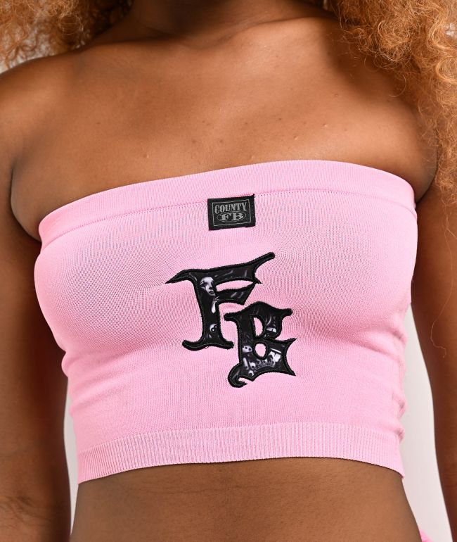 FB County Airbrush Pink Tube Top - thumbnail 3