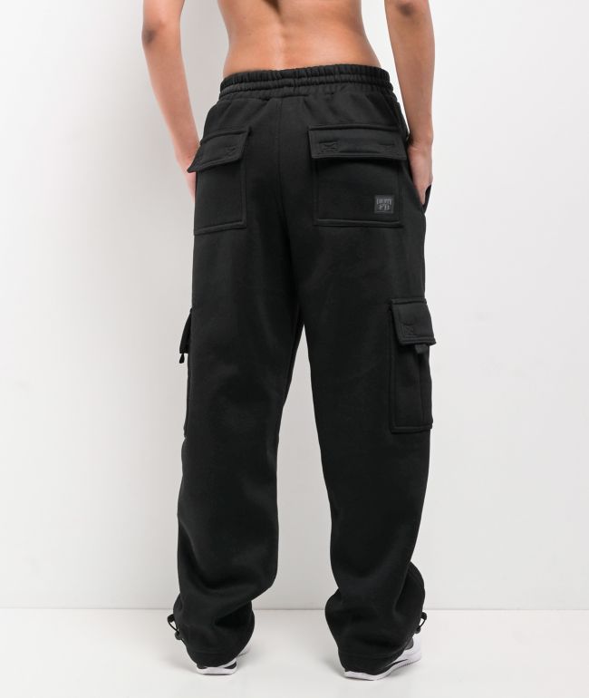 FB County Black Cargo Sweatpants - thumbnail 2
