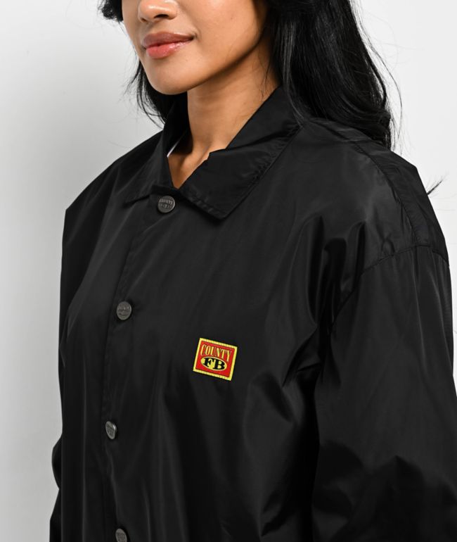 FB County Black Windbreaker Jacket - thumbnail 3