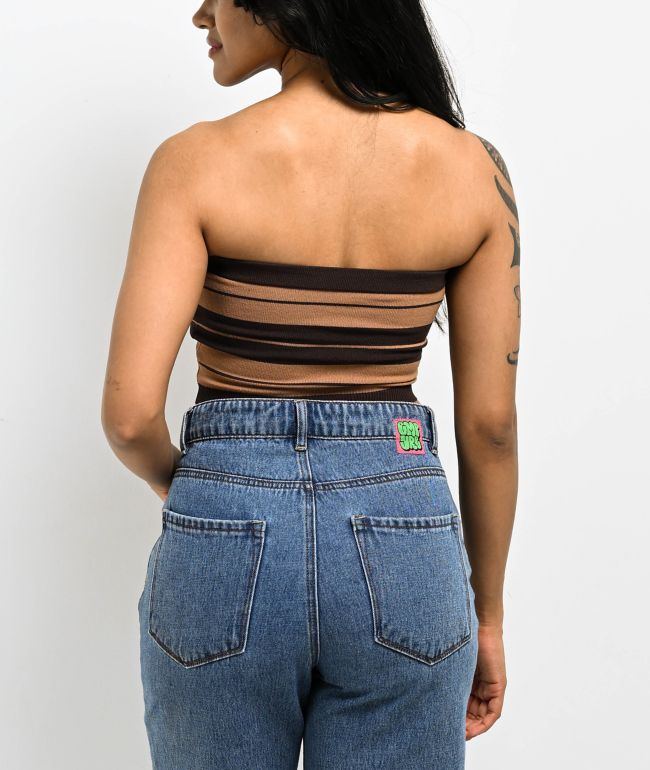 FB County Charlie Brown Brown Tube Top - thumbnail 2