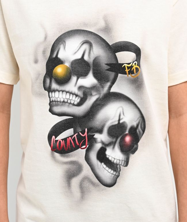 FB County Clowns White T-Shirt - thumbnail 2
