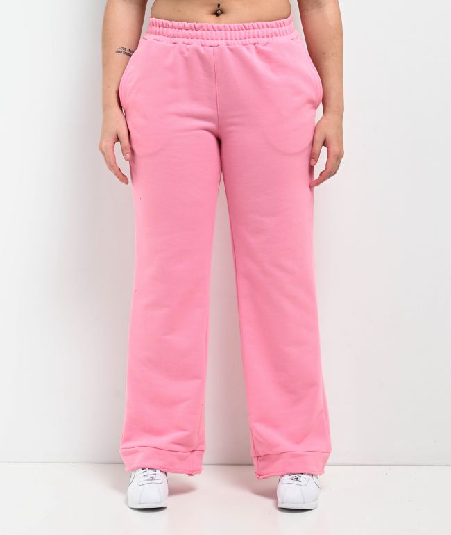 FB County French Terry Pink Sweatpants - thumbnail 3