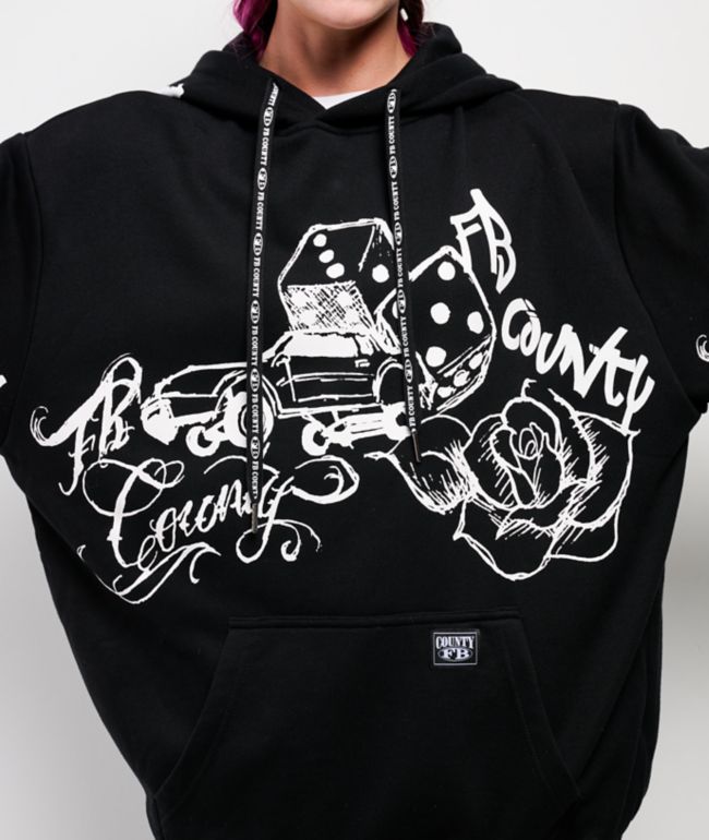 FB County Lifestylez Black Hoodie - thumbnail 3