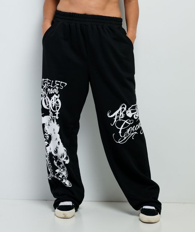FB County Lifestylez Black Sweatpants - thumbnail 3