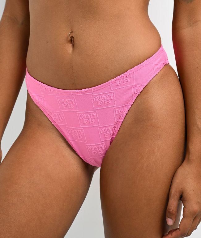 FB County OG Logo Pink Bikini Bottom - thumbnail 3