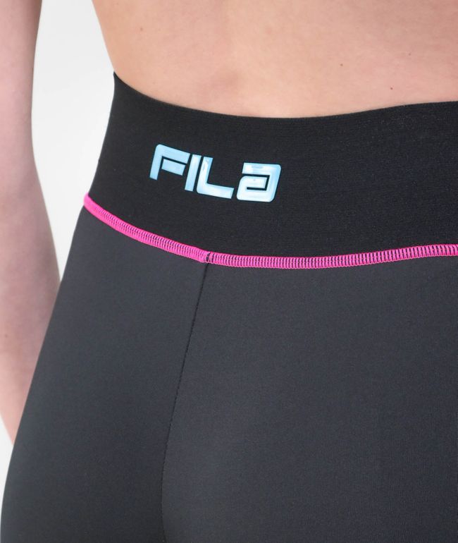 FILA Nala Black Bike Shorts - thumbnail 3