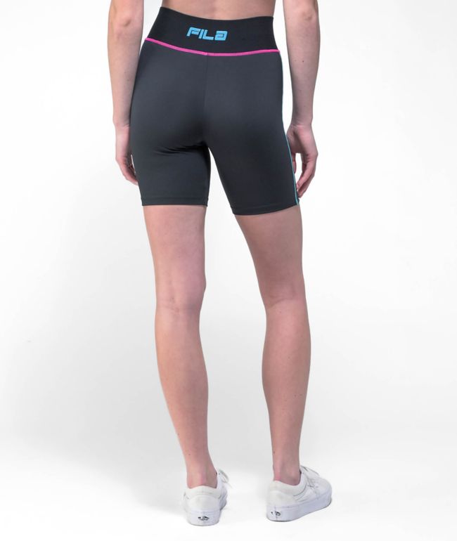 FILA Nala Black Bike Shorts - thumbnail 2