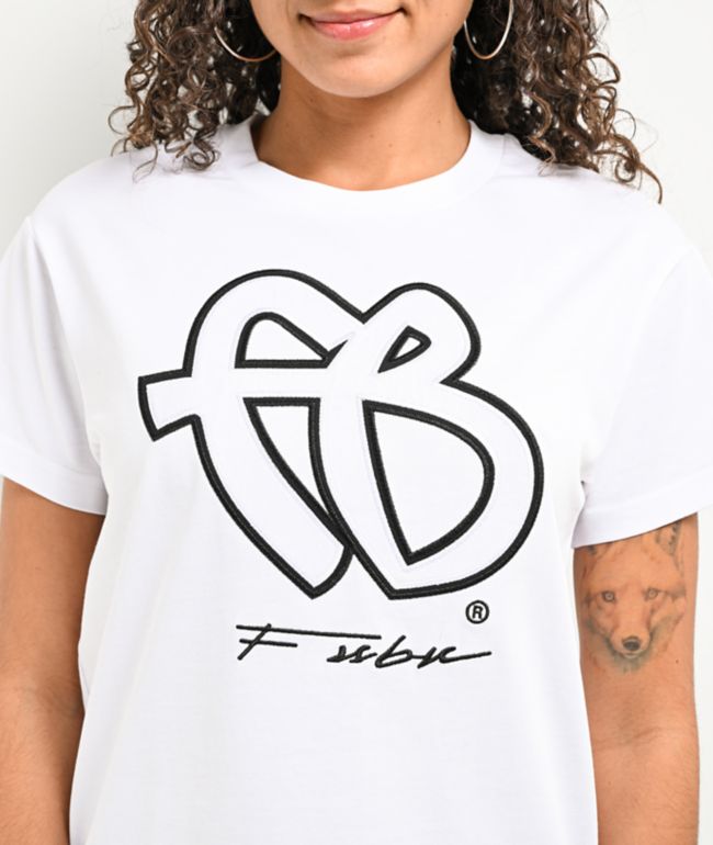 FUBU Applique Logo White T-Shirt - thumbnail 2