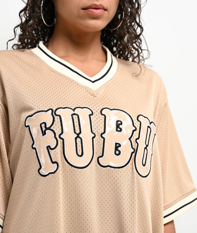 FUBU Glossy Logo Sand Mesh Jersey - thumbnail 3