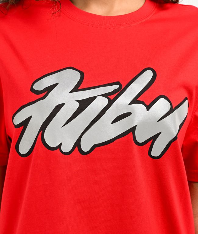 FUBU Reflection Script Red T-Shirt - thumbnail 3