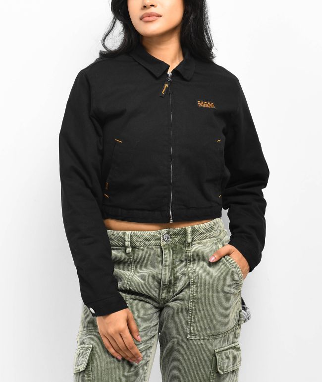 Fivestar General Service Black Crop Work Jacket - thumbnail 2
