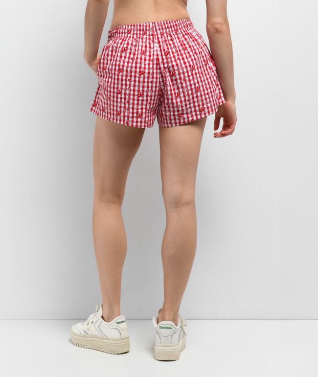 Freeworld Lyra Red Gingham Boxer Shorts - thumbnail 2