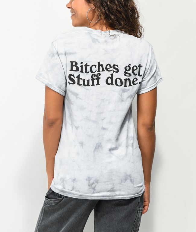 Girls Are Awesome Get It Done Grey & White T-Shirt