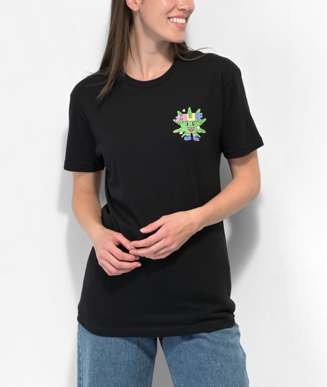 HUF Kawaii Buddies Black T-Shirt - thumbnail 2