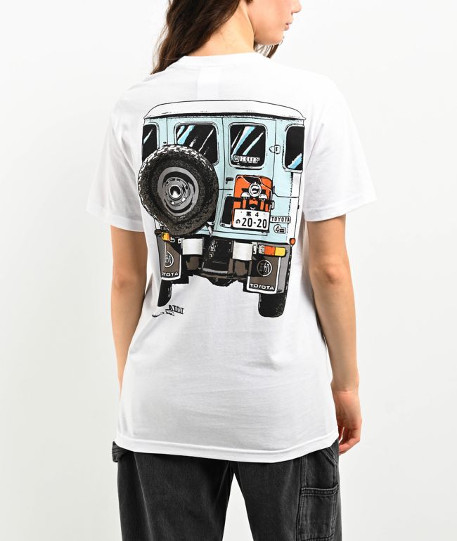 HUF x Land Cruiser Sixties White T-Shirt - thumbnail 2