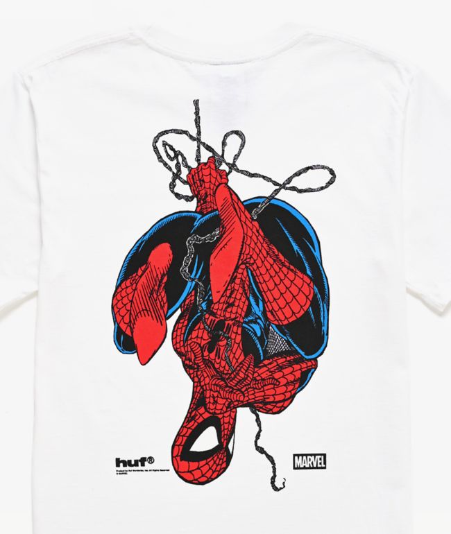 HUF x Marvel Spider-Man Kids Upside Down Black T-Shirt - thumbnail 3
