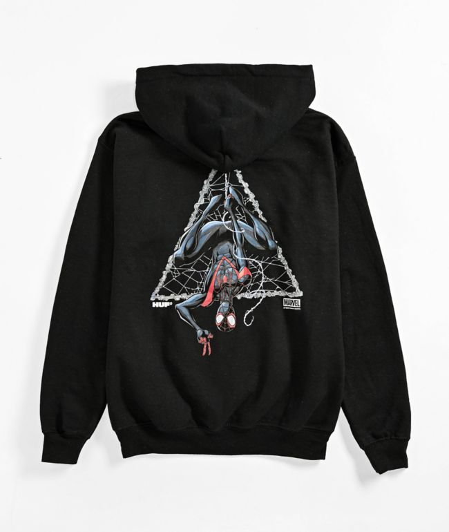 HUF x Spider-Man Universe Kids Miles Black Hoodie