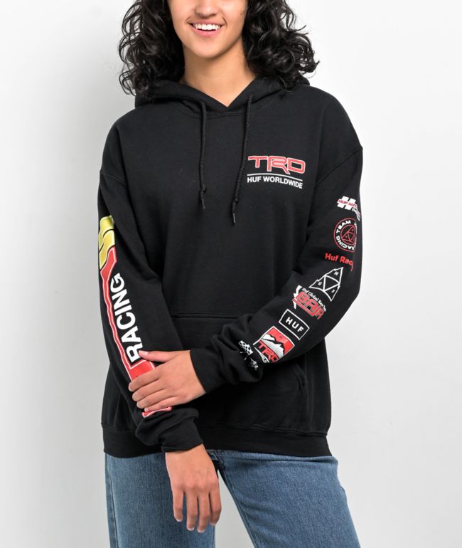 HUF x Toyota Racing Development Concept Black Hoodie - thumbnail 2